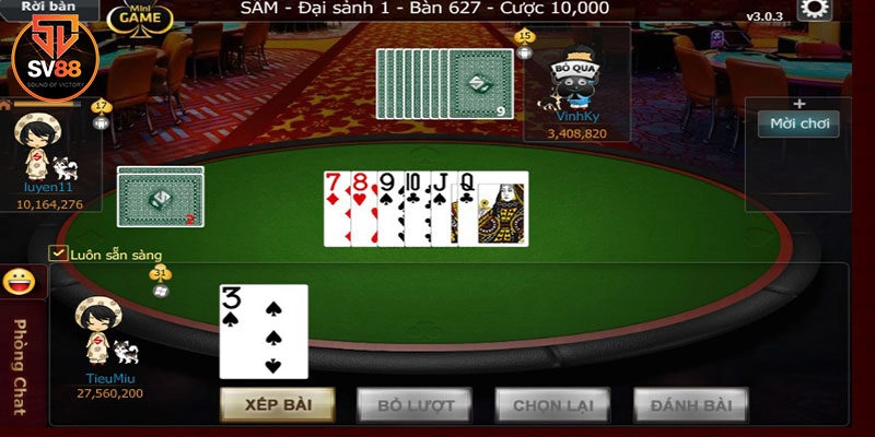 Luật lệ đánh sâm lốc cơ bản tại nhà cái