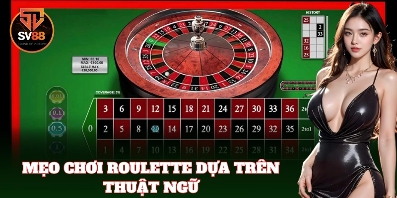 Cách áp dụng các Thuật Ngữ Roulette trong khi đặt cược